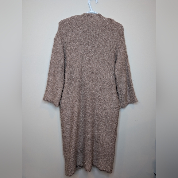 Freeway Smokey Purple Open Front Long Knit Cardigan Womens Small - Picture 2 of 9